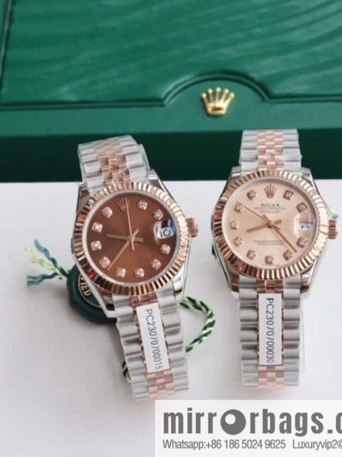 Rolex Women\'s Original Swiss Sw220 Movement 31mm Log Watch