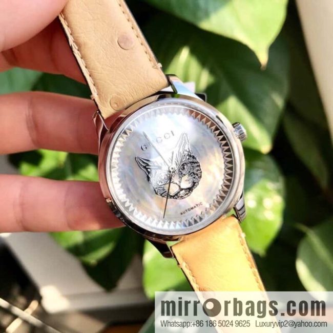 Gucci G-Timeless series original Swiss ETA-2895 automatic winding movement watch original Gucci pure original Gucci 2019 Basel award-winning mechanical watch - Image 5