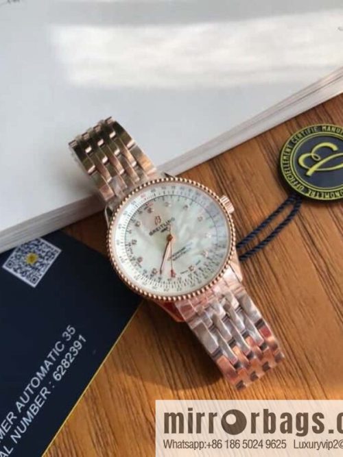 Original Breitling Aviation Chronograph Automatic Swiss Original SW200 Movement Watch Women\'s Exquisite and Elegant