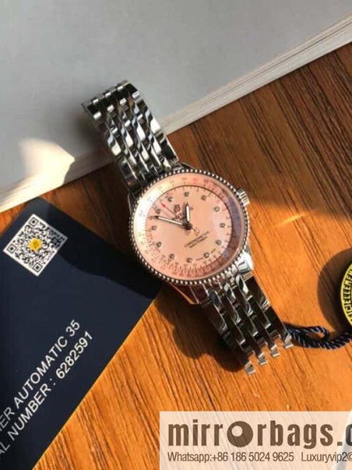 Original Breitling Aviation Chronograph Automatic Swiss Original SW200 Movement Watch Women\'s Exquisite and Elegant