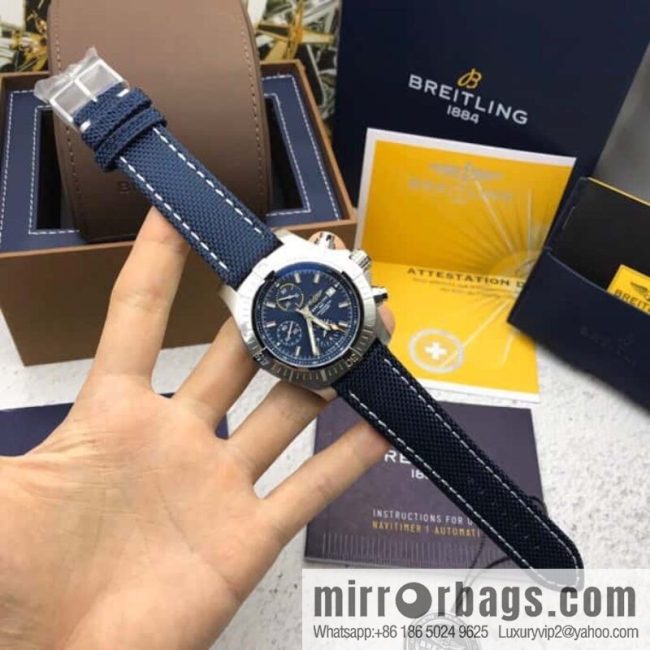 Breitling Vengeance Time Watch 45 Night Service Edition Original ETA7750 Movement Watch