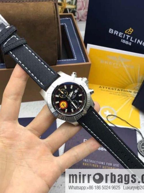 Breitling Vengeance Time Watch 45 Night Service Edition Original ETA7750 Movement Watch