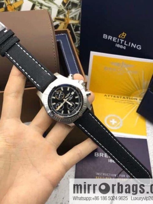 Breitling Vengeance Time Watch 45 Night Service Edition Original ETA7750 Movement Watch