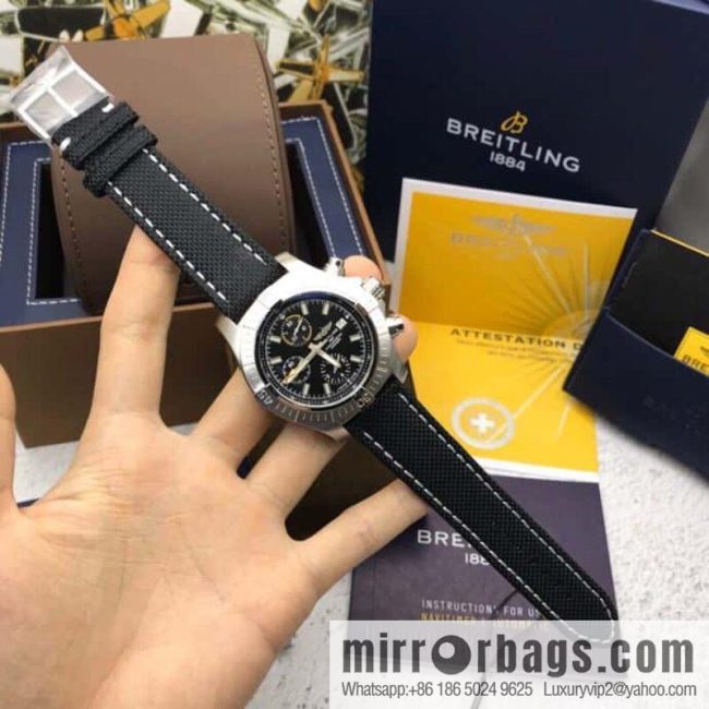 Breitling Vengeance Time Watch 45 Night Service Edition Original ETA7750 Movement Watch