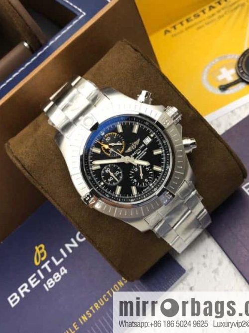 Breitling Vengeance Time Watch 45 Night Service Edition Original ETA7750 Movement Watch