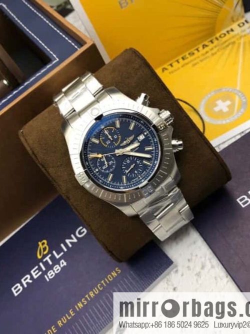 Breitling Vengeance Time Watch 45 Night Service Edition Original ETA7750 Movement Watch
