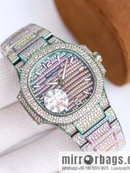 GR spends a lot of money to create a classic timepiece - Patek Philippe 7118 Ladies Nautilus, full of diamonds limited edition 324 S automatic integrated mechanical movement watch