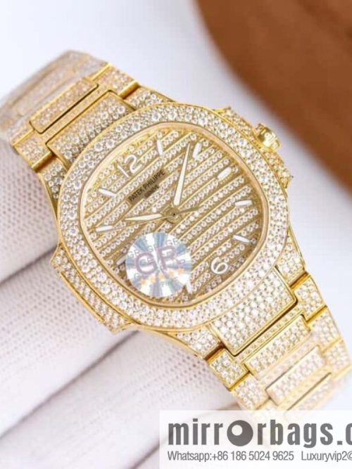 GR spends a lot of money to create a classic timepiece - Patek Philippe 7118 Ladies Nautilus, full of diamonds limited edition 324 S automatic integrated mechanical movement watch