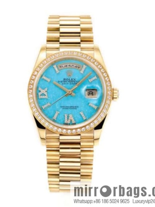 RA. Factory shocked the release of ROLEX Rolex 36mmDD gem plate series watch 128238