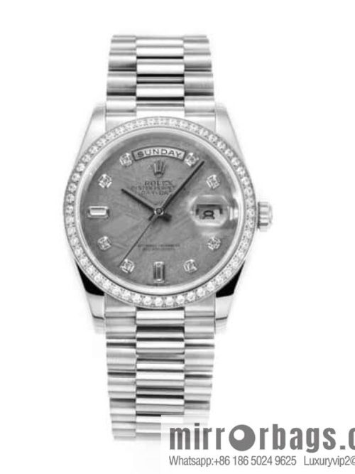 RA. Factory shocked the release of ROLEX Rolex 36mmDD gem plate series watch 128238
