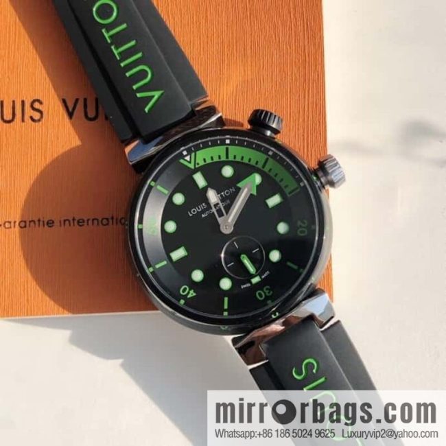 QA173A TAMBOUR STREET DIVER stainless steel automatic watch, 44mm