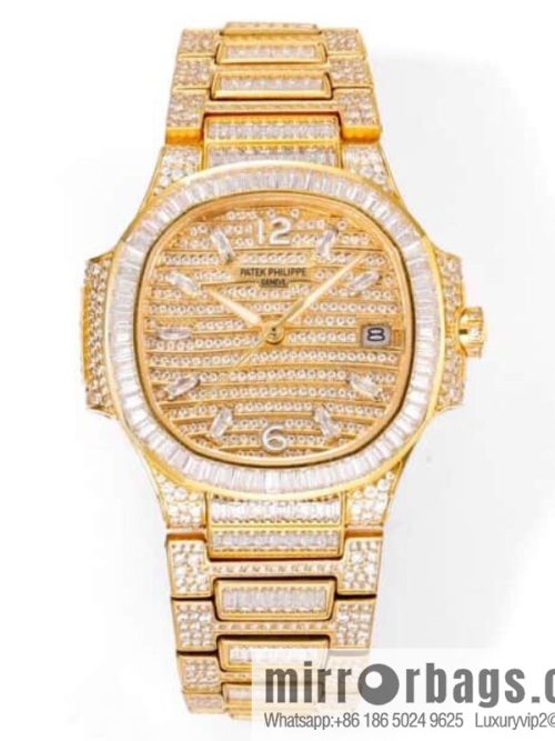 Patek Philippe 7021 Ladies Nautilus 9015 changed to 324 S automatic integrated winding mechanical movement Nautilus 7021 gypsy