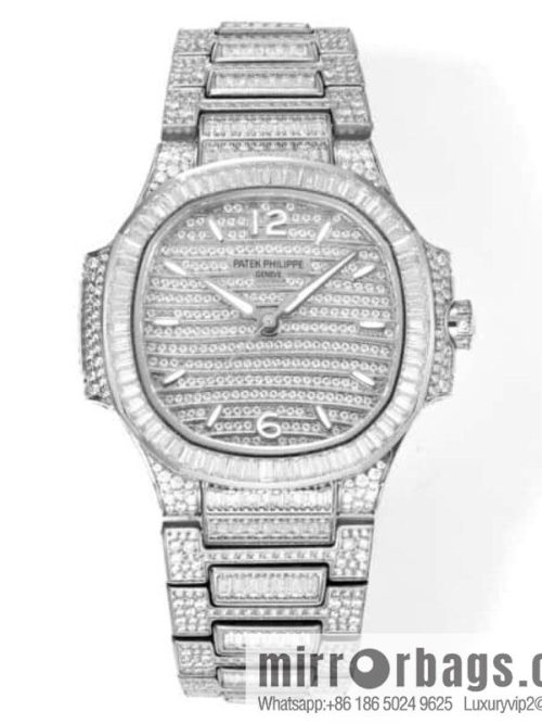 Patek Philippe 7021 Ladies Nautilus 9015 changed to 324 S automatic integrated winding mechanical movement Nautilus 7021 gypsy