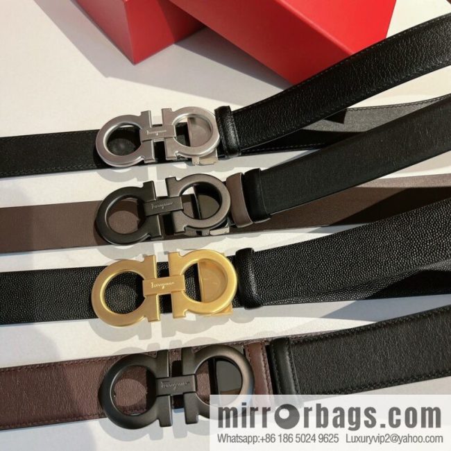 Ferragamo 2022 latest style business elite men\'s 3.5cm belt
