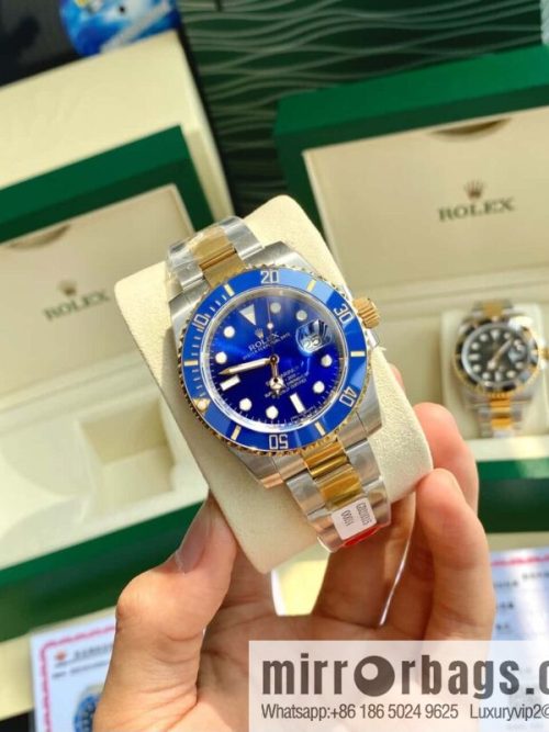 18K gold Rolex Submariner series imported Swiss ETA 2836-2 automatic mechanical movement watch
