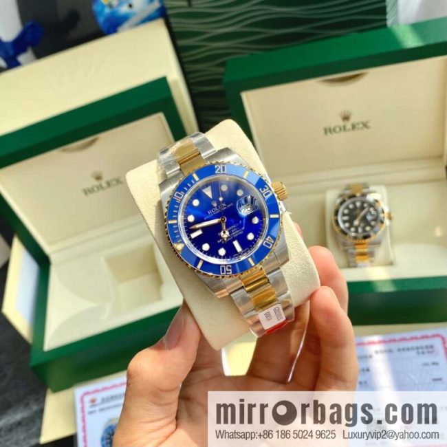 18K gold Rolex Submariner series imported Swiss ETA 2836-2 automatic mechanical movement watch