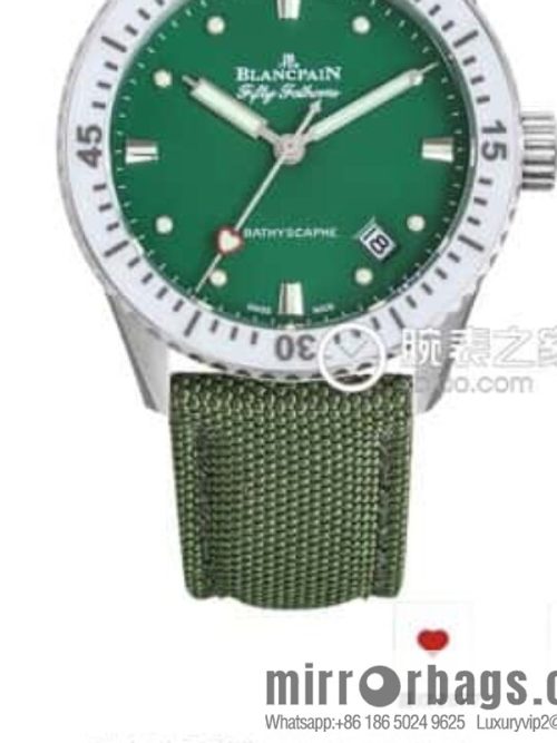 2023 New Blancpain Fifty Finds 5100-1130 Series Cal.1153 Movement 38mm Watch