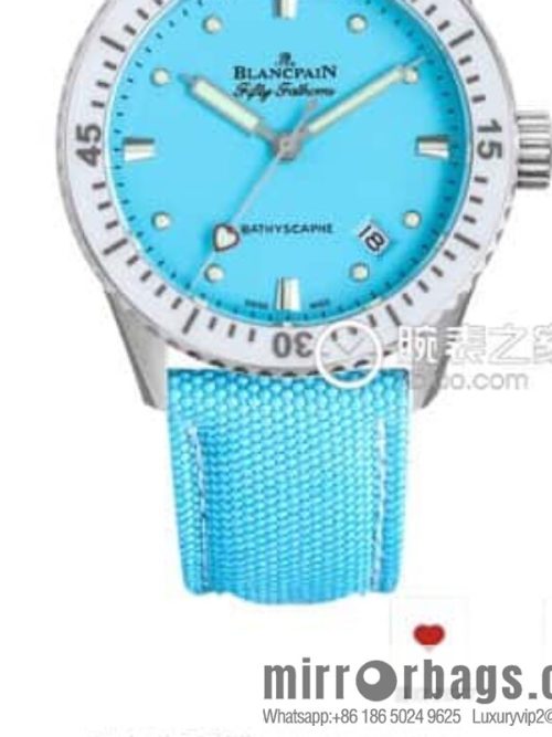 2023 New Blancpain Fifty Finds 5100-1130 Series Cal.1153 Movement 38mm Watch