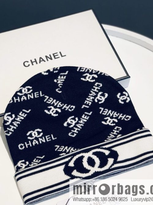 CHANEL Chanel simple atmosphere Japanese wool knitted hat