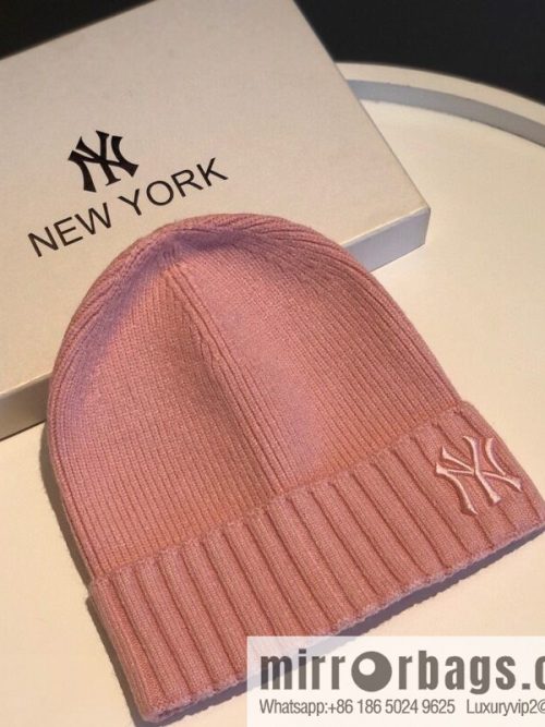 MLB-NY Plush thermal wool knitted hat