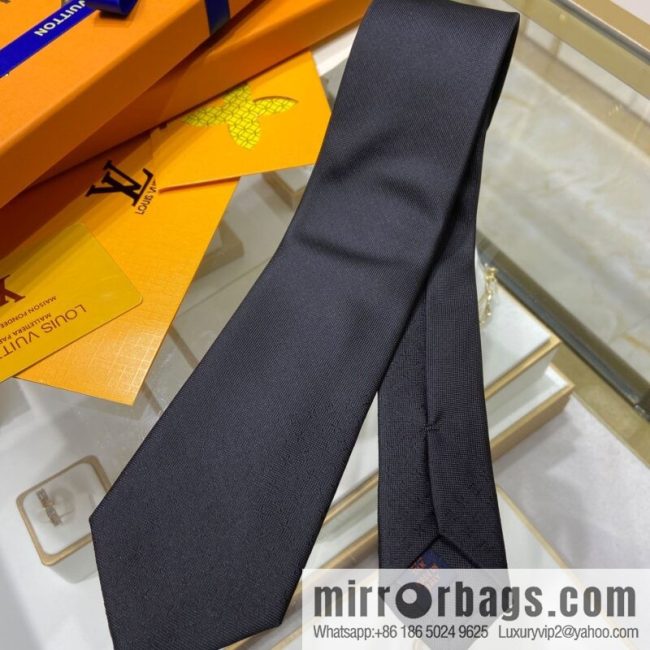 LV Louis Vuitton 100% top jacquard silk gradual change pattern tie - Image 2
