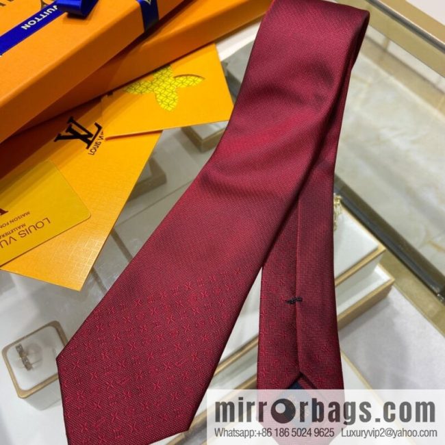 LV Louis Vuitton 100% top jacquard silk gradual change pattern tie - Image 3