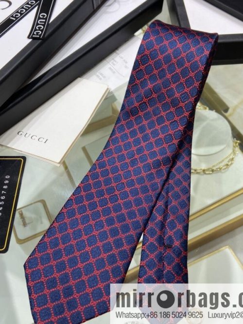 GUCCI Gucci 100% Top Jacquard Silk GG Rhombus Pattern Tie 571800