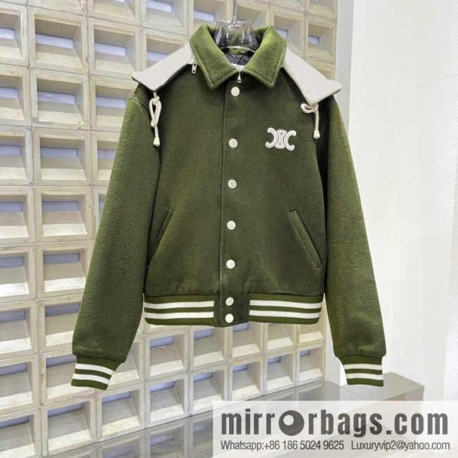 2022 𝐂𝐞𝐥𝐢𝐧* ◄ 2022 SS Autumn and Winter New Product - Arc de Triomphe Cloth Embroidered Jacket