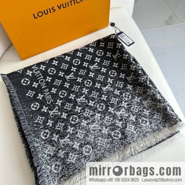 LV Louis Vuitton 23 spring new gradual change jacquard square - Image 2