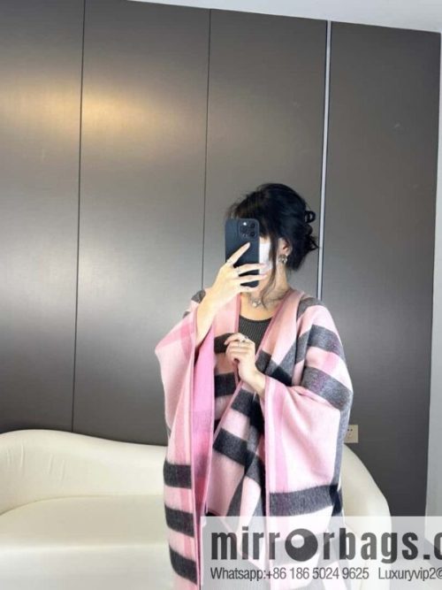 Burberry, cashmere double-sided cape