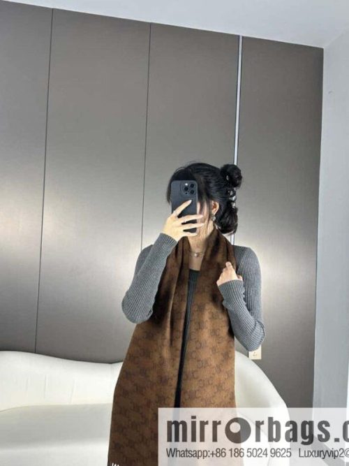 CELINE 2023 new cashmere Arc de Triomphe scarf