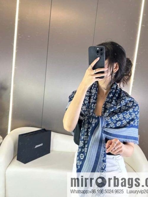 LV 2023 new 1854 cashmere square scarf