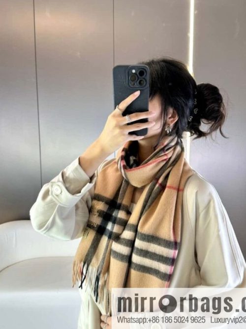 Burberry, embroidered war horse, cashmere checked scarf