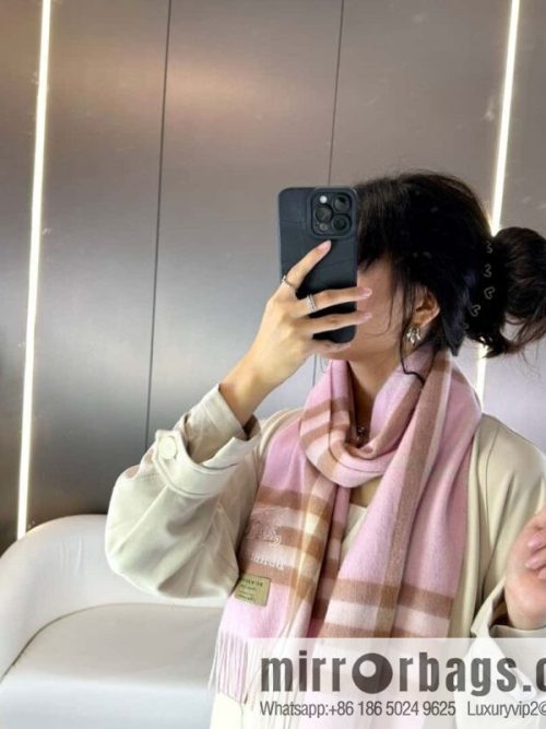 Burberry, embroidered war horse, cashmere checked scarf