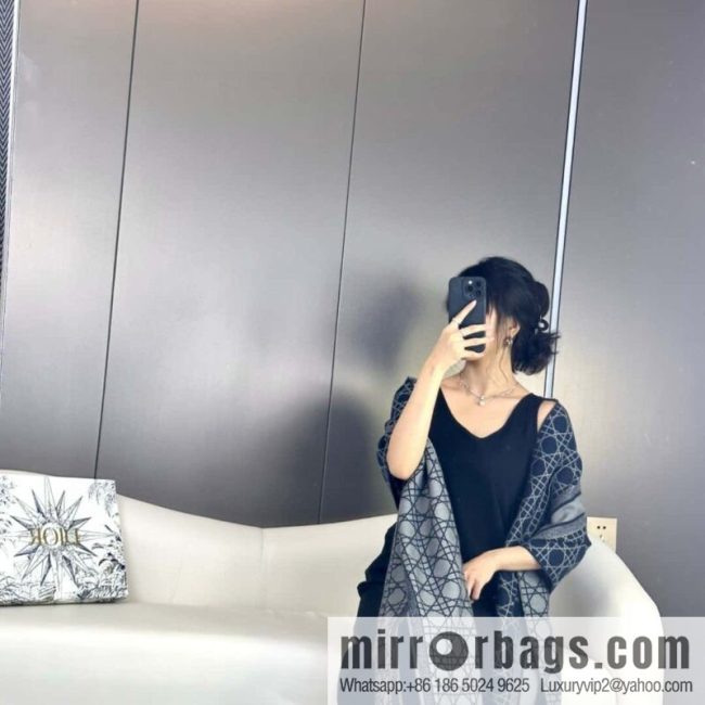 DIOR double-sided weaving, delicate jacquard, presbyopia shawl