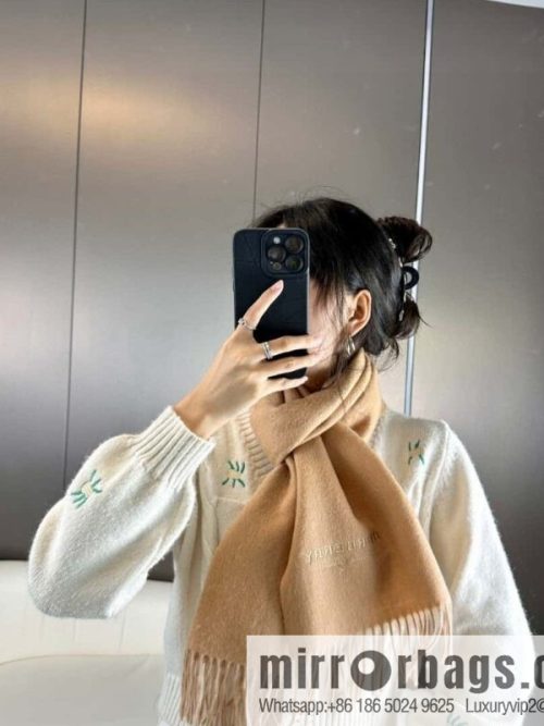 Burberry Burberry 2023 Paris Fashion Show Double Sided Cashmere Scarf
