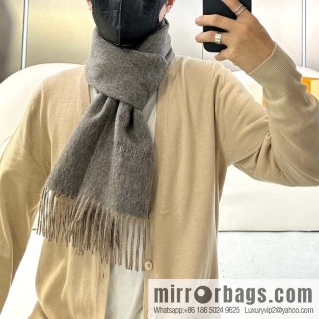 Burberry Burberry 2023 Paris Fashion Show Double Sided Cashmere Scarf