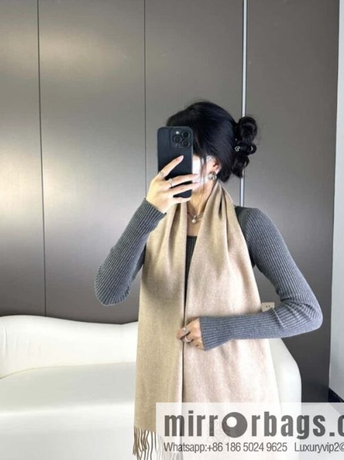 LOEWE double-sided color scheme cashmere scarf