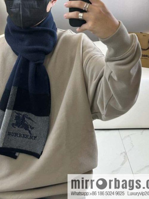Burberry, classic war horse plaid, knitted cashmere scarf