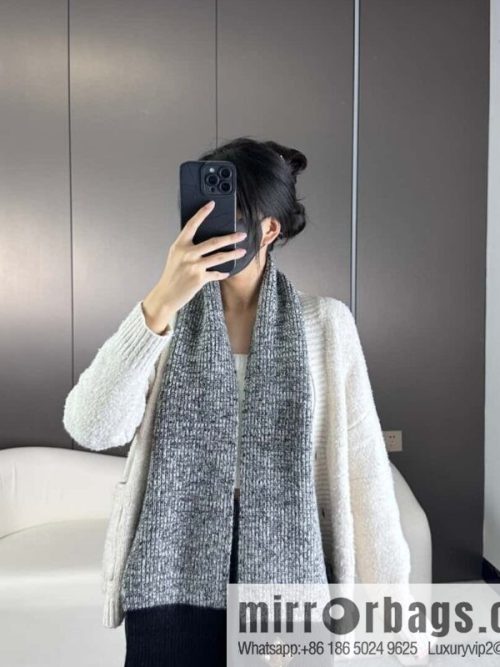 LV color scheme knitted cashmere scarf