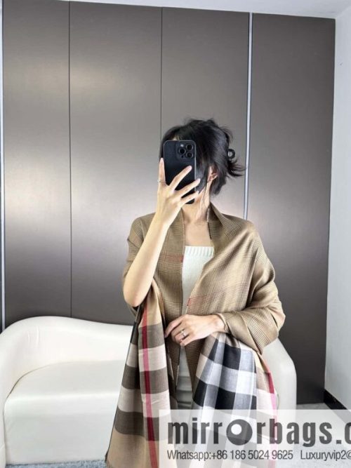 Burberry Thousand Birds Double Sided Shawl