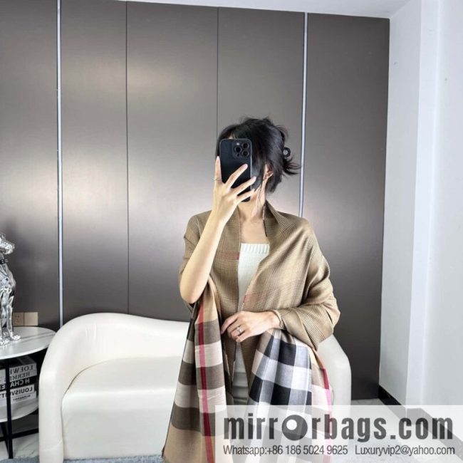 Burberry Thousand Birds Double Sided Shawl