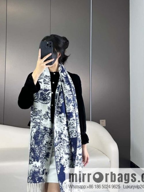 DIOR Sauvage printed scarf