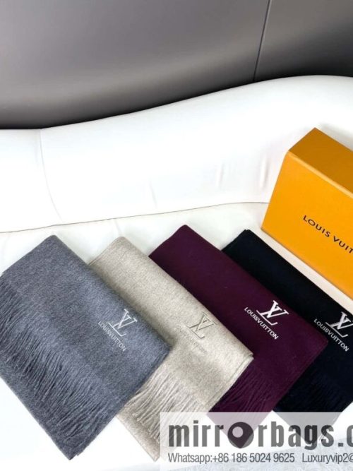 LV embroidered LOGO couple scarf