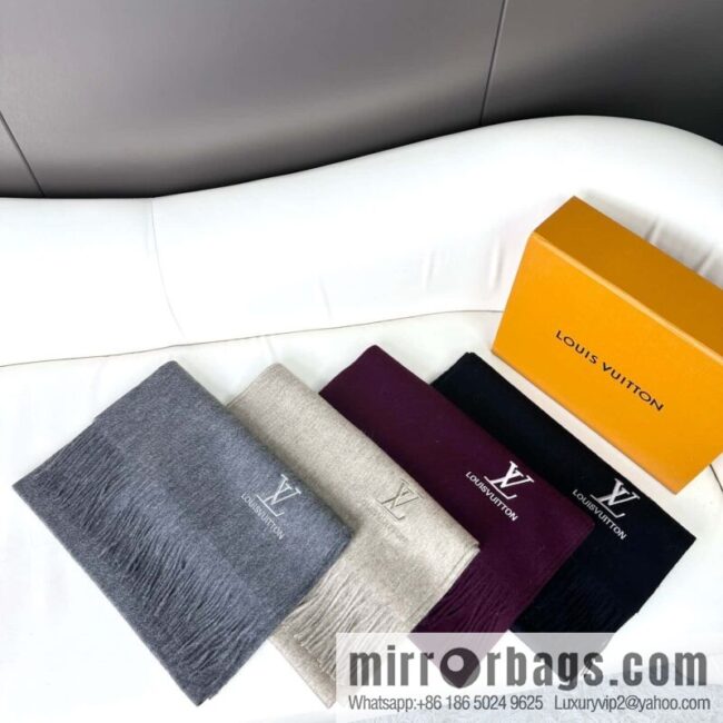 LV embroidered LOGO couple scarf