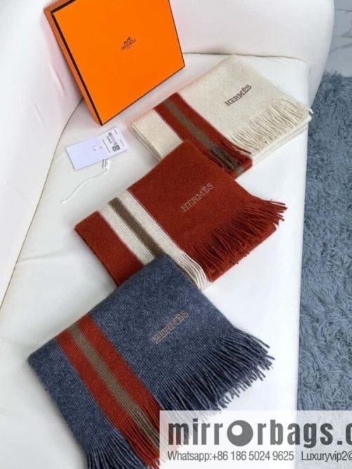 Hermes Hermes 2023 same style for men and women, high-end cashmere knitted scarf
