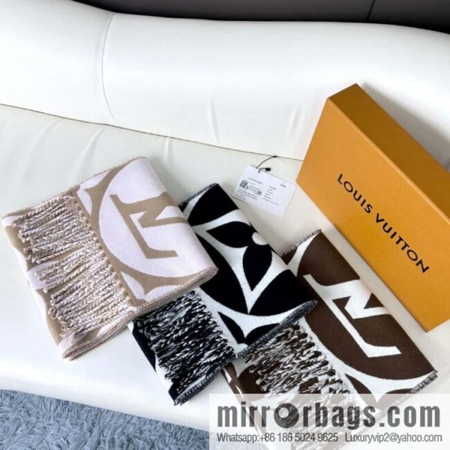 LV large letter flower cannabis flower new scarf