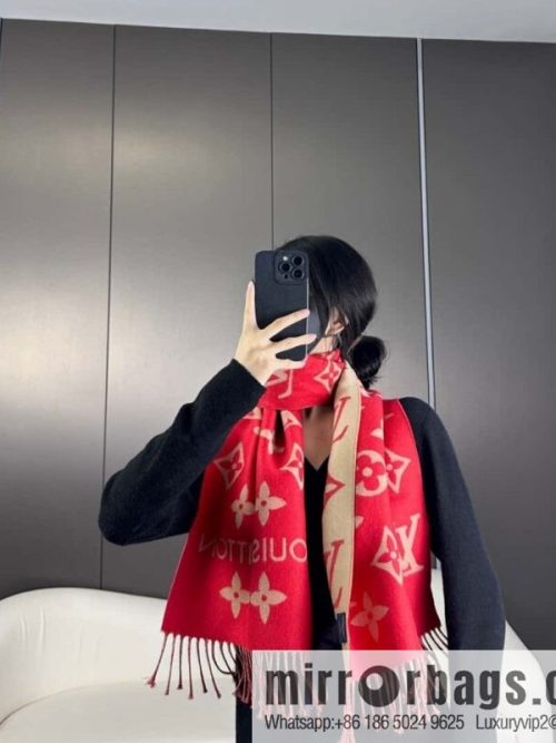 LV Monogram pattern, wool towel