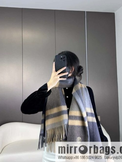 Burberry 2024 counter latest water ripple earth standard top cashmere shawl scarf