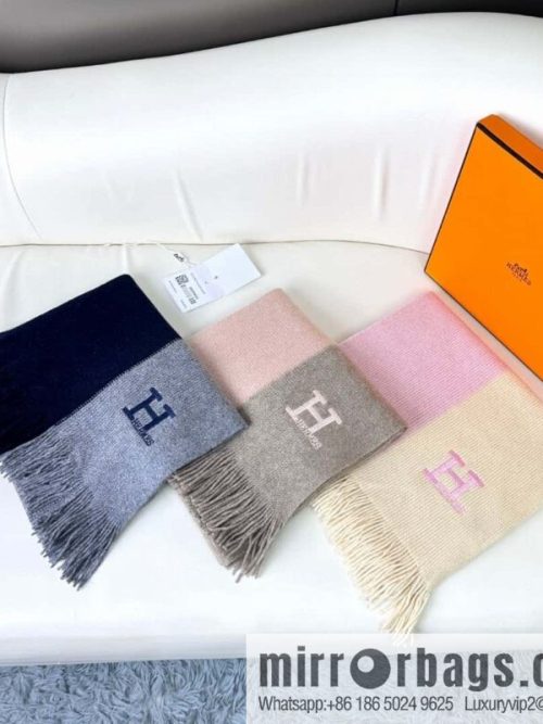 Hermes, high-end cashmere knitted scarf